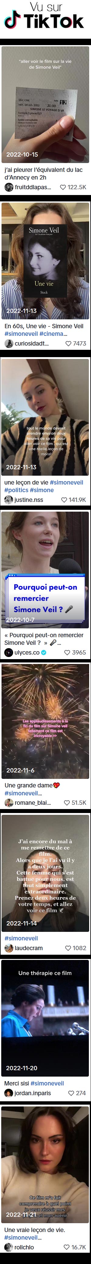 « Simone - Le Voyage du siècle » | TikTok 